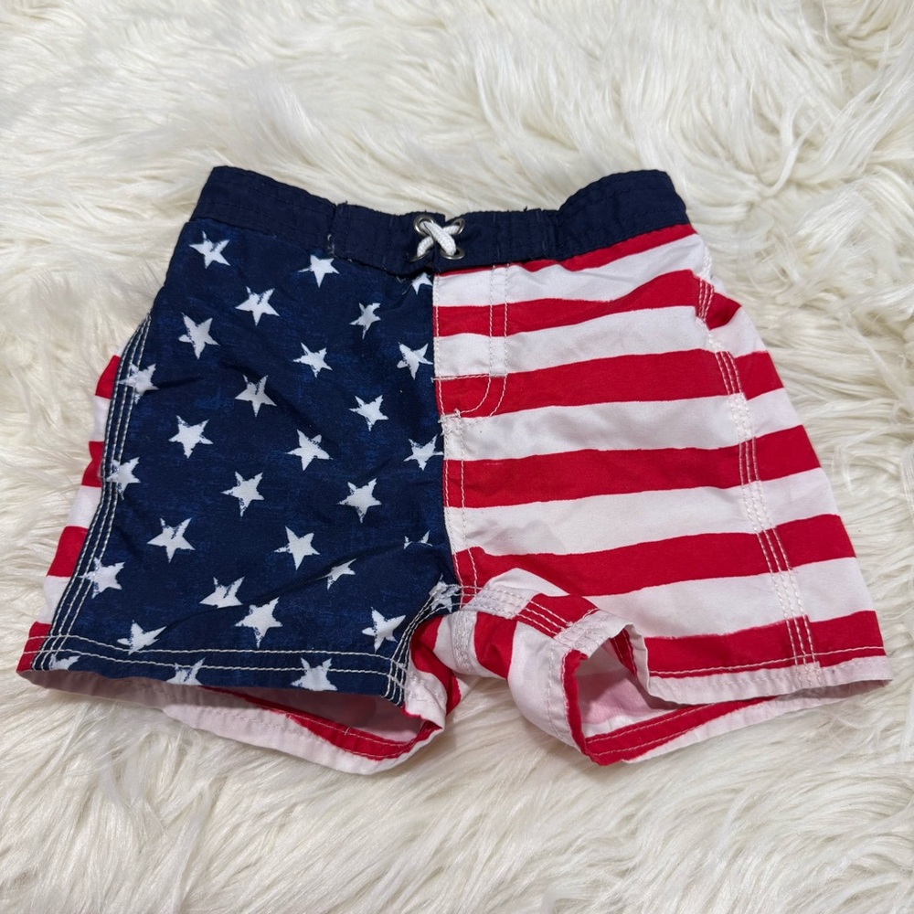 Patriotic Swim Trunks